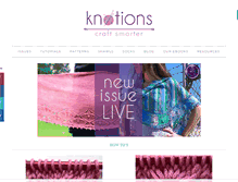 Tablet Screenshot of knotions.com